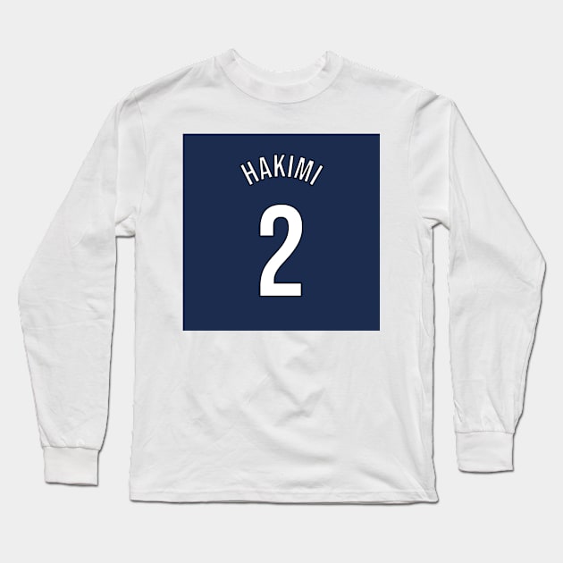 Hakimi 2 Home Kit - 22/23 Season Long Sleeve T-Shirt by GotchaFace